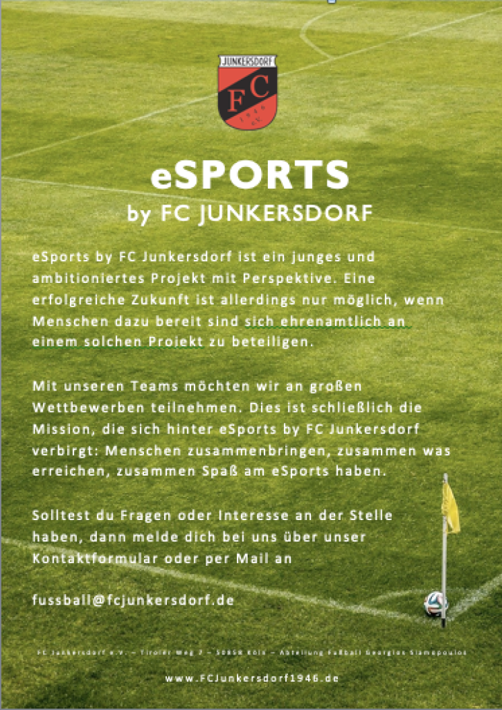 +++ eSports by FC Junkersdorf +++